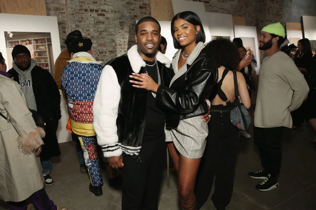 ASAP Ferg and Renell Medrano attended a modern love photography exhibition