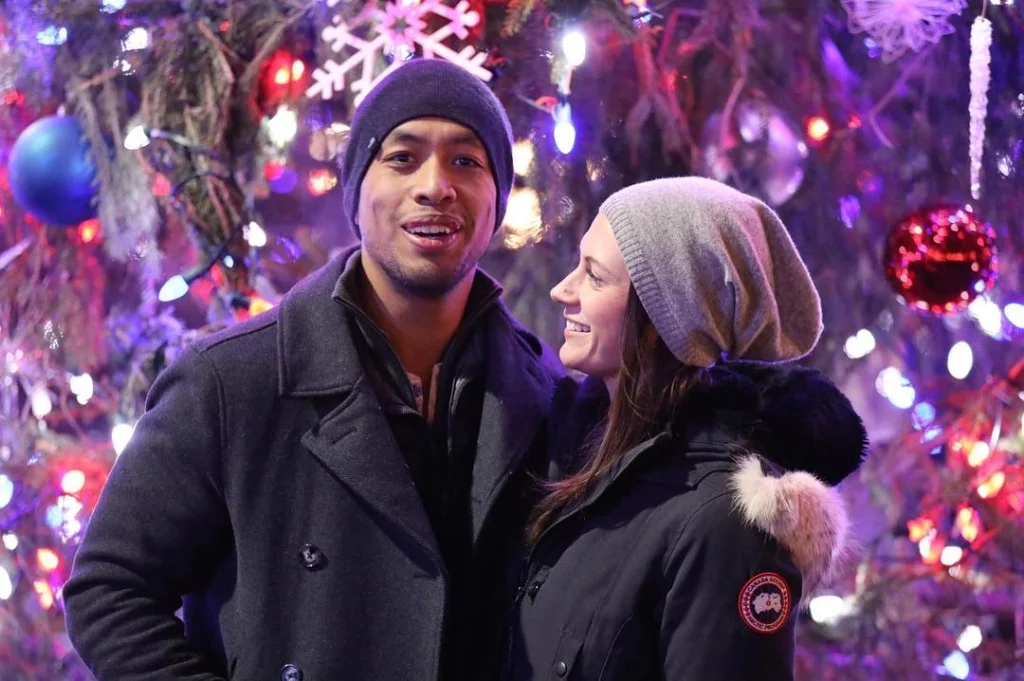 Dr.-Sarah-Haller-and-Andre-Ross-celebrated-Christmas-together-in-2017